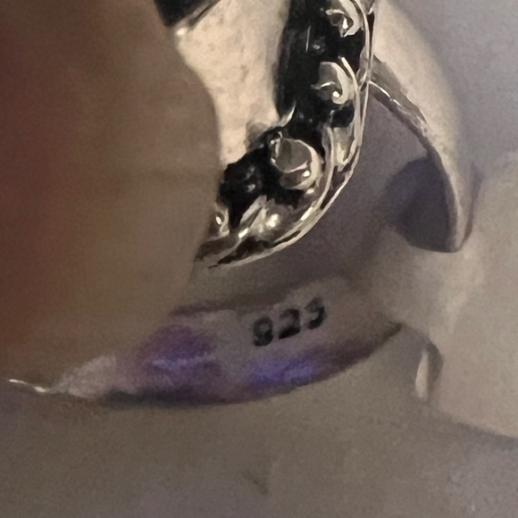 Sterling silver abalone ring - Picture 5 of 5